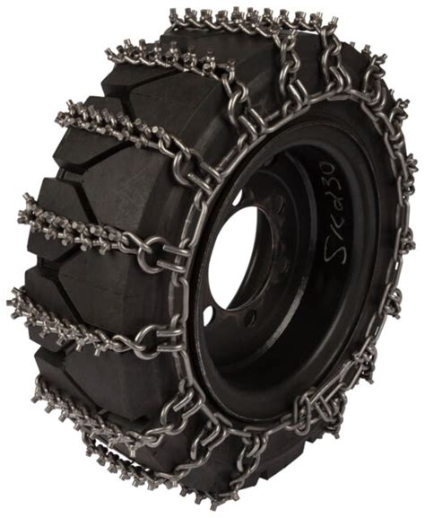 bobcat skid steer tire chains|skid steer tire chains.